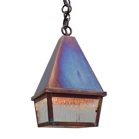 Arroyo Craftsman 6" Anfiled Pendant, Slate, Clear Glass ANH-6CLR-S